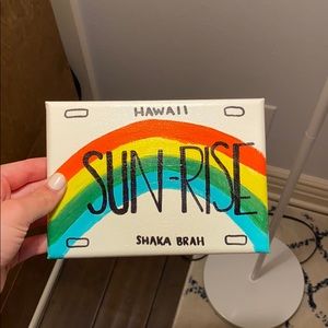 License Plate wall art!